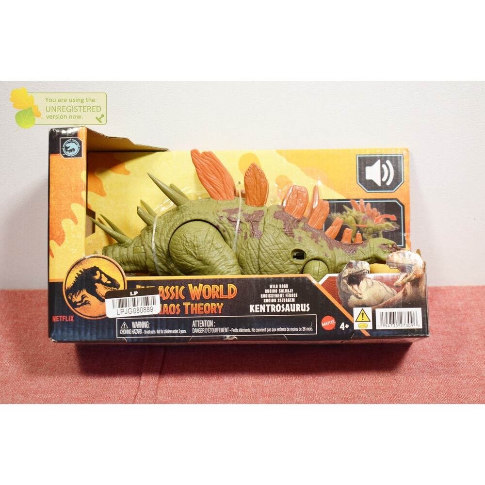 Jurassic World Wild Roar Kentrosaurus Action Figure